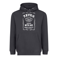 Mens Vintage Zayde Hebrew Yiddish Grandfather Heavyweight Hoodie | Teevron