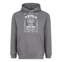 Storm Mens Vintage Zayde Hebrew Yiddish Grandfather Heavyweight Hoodie - trangStudio