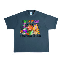 Midnight Navy hocus pocus i need coffee to focus Urban Heavy Tee - CowGirlArtShop