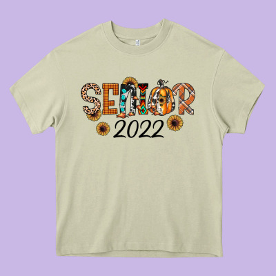 Senior 2022 Fall Heavy Core Tee Designed By Jahusdesignshop
