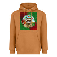 Meerkat christmas raccoon Heavyweight Hoodie - BarkalooDesign