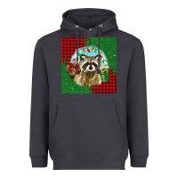 Smoke christmas raccoon Heavyweight Hoodie - BarkalooDesign