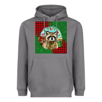 Storm christmas raccoon Heavyweight Hoodie - BarkalooDesign