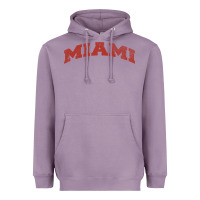 Lavender Miami Ohio Classic Athletic Sports Distressed Heavyweight Hoodie - trangStudio