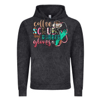 Vintage Black coffee scrubs and rubber gloves Vintage Hoodie - CowGirlArtShop