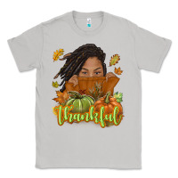 Moon Dust Thankful Fall with black girl Classic Tee - NancyCooperArtShop