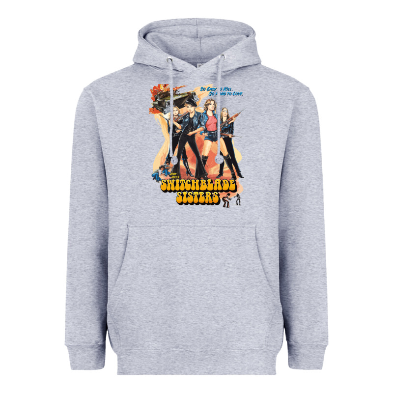 Switchblade Sisters Gift Heavyweight Hoodie by trangStudio | Teevron