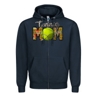 Navy tennis mom Zipper Hoodie - RacoonDesign