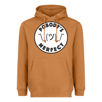 Meerkat Pobody's Nerfect Retro Classic Funny Nobody's Perfect Heavyweight Hoodie - trangStudio