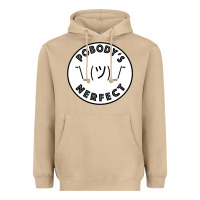 Mushroom Pobody's Nerfect Retro Classic Funny Nobody's Perfect Heavyweight Hoodie - trangStudio