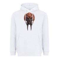 White Plo Koon Heavyweight Hoodie - trangStudio