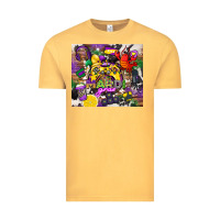 Vintage Mustard mardi gras gamer Vintage Tee - CowGirlArtShop