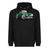 Black MG MGB roadster personalized caricature YOK94J family Heavyweight Hoodie - trangStudio