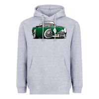 Heather Grey MG MGB roadster personalized caricature YOK94J family Heavyweight Hoodie - trangStudio