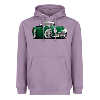 Lavender MG MGB roadster personalized caricature YOK94J family Heavyweight Hoodie - trangStudio