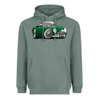 Sage MG MGB roadster personalized caricature YOK94J family Heavyweight Hoodie - trangStudio