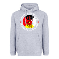 Heather Grey MMIW Missing & Murdered Indigenous Women Medicine wheel mmiw Heavyweight Hoodie - trangStudio
