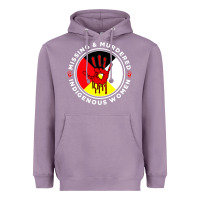 Lavender MMIW Missing & Murdered Indigenous Women Medicine wheel mmiw Heavyweight Hoodie - trangStudio