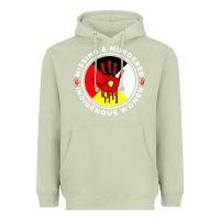 Matcha MMIW Missing & Murdered Indigenous Women Medicine wheel mmiw Heavyweight Hoodie - trangStudio