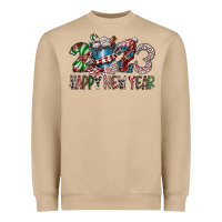 Mushroom 2023 Happy New Year Heavyweight Sweatshirt - CowhideDigitalArt