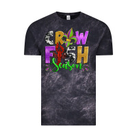 Cloud Black crawfish season mardi gras carnival fleur de lis Vintage Tee - Jasminsmagicworld