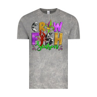 Cloud Rock crawfish season mardi gras carnival fleur de lis Vintage Tee - Jasminsmagicworld