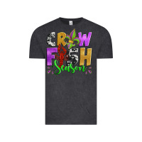 Vintage Black crawfish season mardi gras carnival fleur de lis Vintage Tee - Jasminsmagicworld