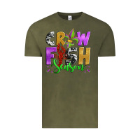 Vintage Olive crawfish season mardi gras carnival fleur de lis Vintage Tee - Jasminsmagicworld