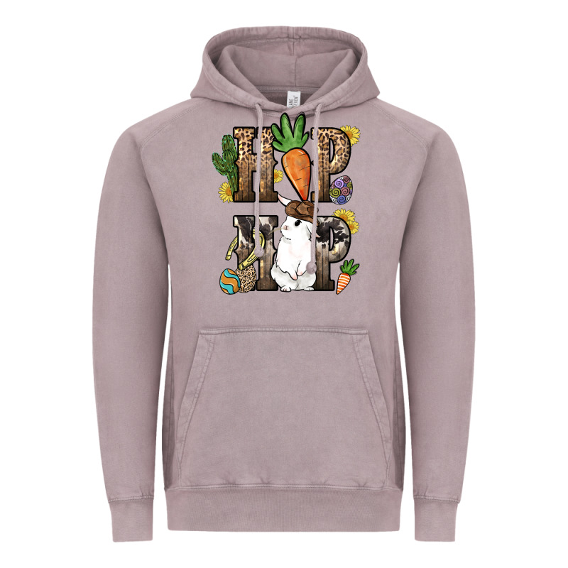 Hip Hop Easter Bunny Easter Day Vintage Hoodie by HowdyJamesFarm | Teevron