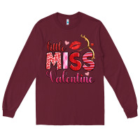 Little Miss Valentine Long Sleeve Tee | Teevron