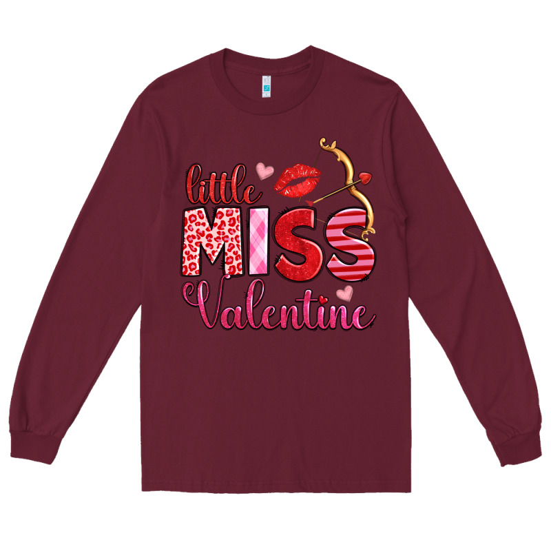 Little Miss Valentine Long Sleeve Tee by OliviaCreatesArt | Teevron