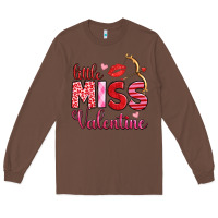 Chestnut little miss valentine Long Sleeve Tee - OliviaCreatesArt