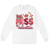 White little miss valentine Long Sleeve Tee - OliviaCreatesArt