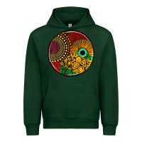 Forest Green Juneteenth car coaster Urban Hoodie - AdoDesignShop