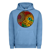 Pigment Pebble Blue Juneteenth car coaster Urban Hoodie - AdoDesignShop