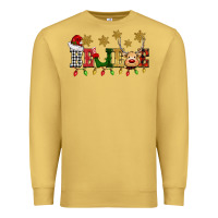 Antique Gold christmas believe Premium Sweatshirt - BarkalooDesign