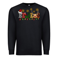 Black christmas believe Premium Sweatshirt - BarkalooDesign