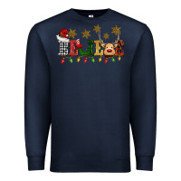 Navy christmas believe Premium Sweatshirt - BarkalooDesign