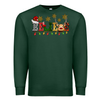 Sports Green christmas believe Premium Sweatshirt - BarkalooDesign