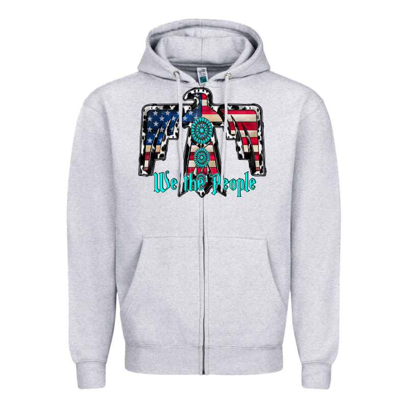 We The People Zipper Hoodie by RacoonDesign | Teevron