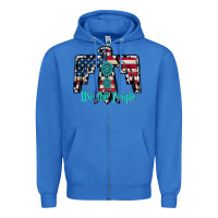 True Royal we the people Zipper Hoodie - RacoonDesign