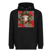 Black Christmas merino Heavyweight Hoodie - BarkalooDesign