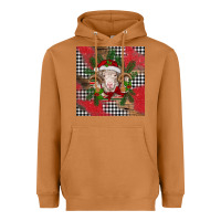 Meerkat Christmas merino Heavyweight Hoodie - BarkalooDesign