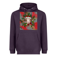 Plum Christmas merino Heavyweight Hoodie - BarkalooDesign