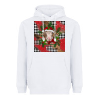 White Christmas merino Heavyweight Hoodie - BarkalooDesign