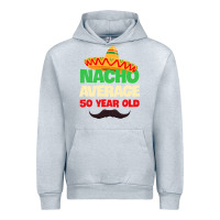 Heather Grey Mens Nacho Average 50 Year Old Cinco de Mayo 50th Birthday Urban Hoodie - trangStudio