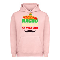 Pigment Salmon Mens Nacho Average 50 Year Old Cinco de Mayo 50th Birthday Urban Hoodie - trangStudio