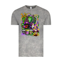 Cloud Rock mardi gras gnomies truck Vintage Tee - CowGirlArtShop
