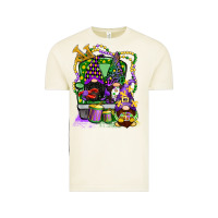 Vintage Arctic mardi gras gnomies truck Vintage Tee - CowGirlArtShop