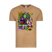 Vintage Camel mardi gras gnomies truck Vintage Tee - CowGirlArtShop